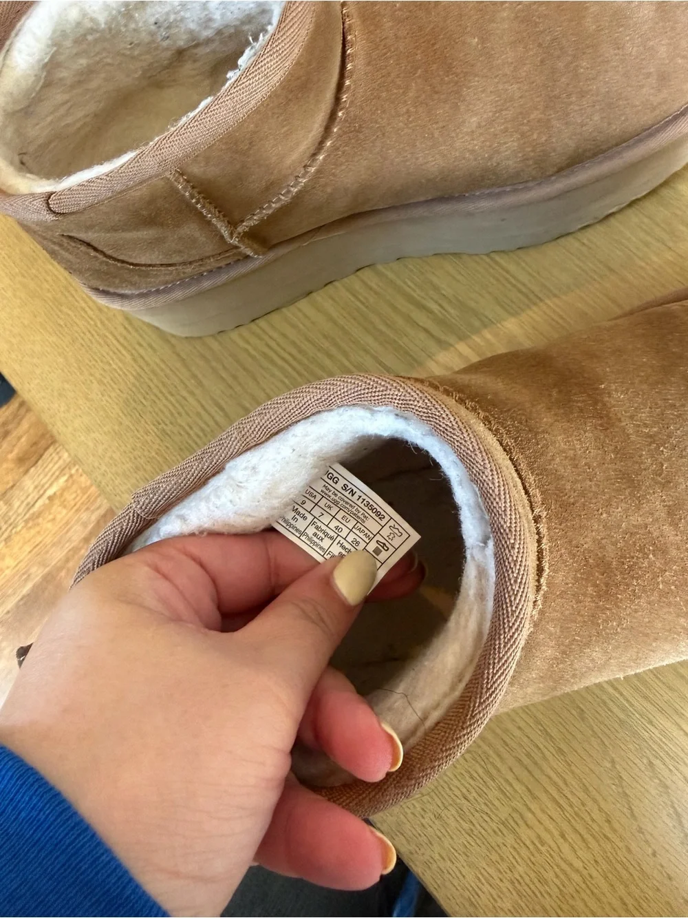 UGG Classic Ultra Mini Platform in Chestnut Brown